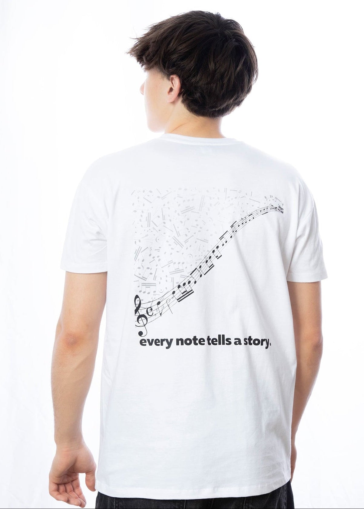 "Every note tells a story" T-shirt